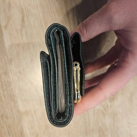 Vintage Princess Gardner Forest Green Tri-Fold Wallets Retro Minimalist Casual - Picture 7 of 10